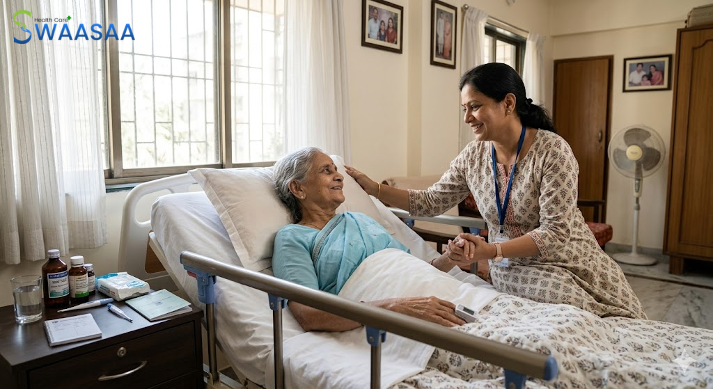 caring for a bedridden patient at home